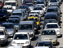 Trafiğe çıkan taşıt sayısı azaldı