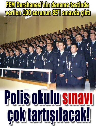 Polis okulu sınavı çok tartışılacak