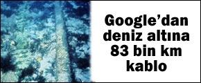 Google'dan 83.000 km kablo