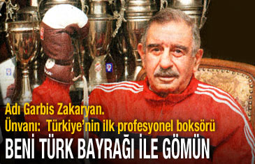 Beni Türk bayrağı ile gömün