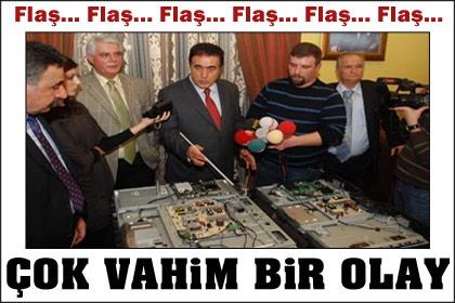 Başkanın TVsinde gizli kamera