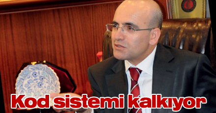 Kod sistemi kalkıyor