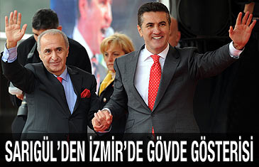 Sarıgül gövde gösterisi yaptı