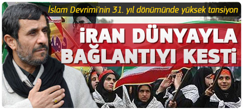 İran dünya ile bağlantıyı kesti