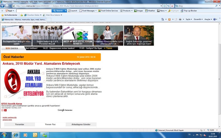 Memur.biz e yakışmadı...