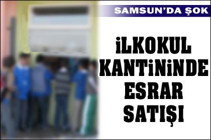 İlköğretim kantininde esrar satışı