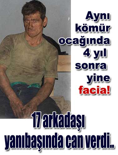 Kömür ocağında grizu faciası