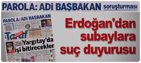 Başbakan'dan Parola'ya suç duyurusu