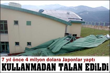 Rehabilitasyon merkezi talan edildi