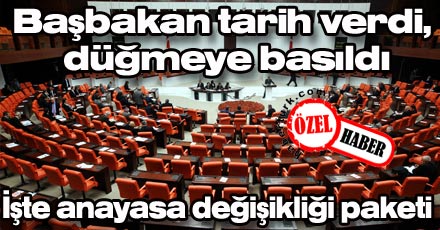 Başbakan tarih verdi, düğmeye basıldı