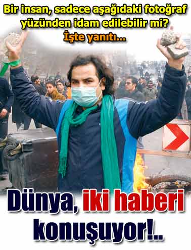 İranda taş atan öğrenciye idam