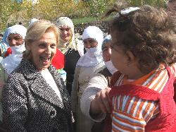 Danıştay üyeleri köy okulunda Cumhuriyet kutlamalarına katıldı