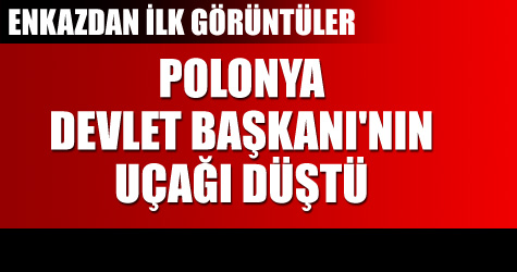 Devlet Başkanı'nın uçağı düştü