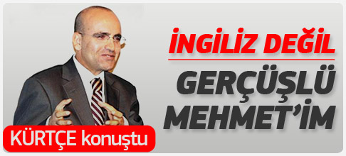 Bakan Şimşek Kürtçe konuştu