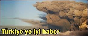 Kül bulutu Türkiye'yi etkilemeyecek