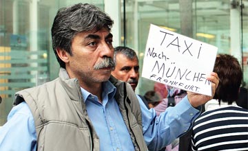 Almanyaya korsan taksi