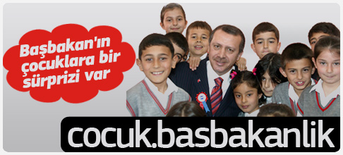 Başbakanın çocuklara bir sürprizi var