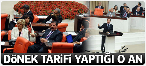 Günayın dönek tarifi yaptığı o an CHPliler..