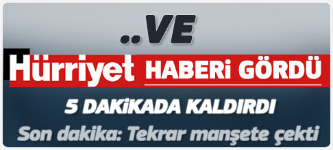 Hürriyet Baykal haberini çekti