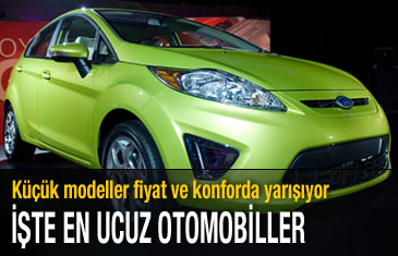İşte en ucuz otomobiller