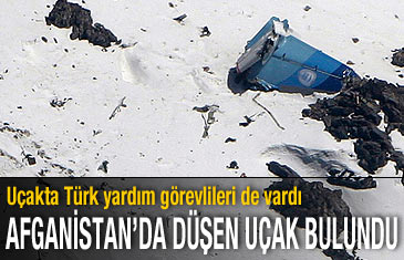 Afganistan'da düşen uçak bulundu: Sağ kurtulan yok