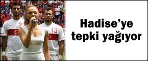 Hadise'ye tepki yağıyor