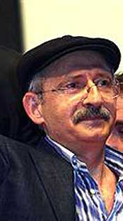 Kılıçdaroğlu'nun taktığı kasket