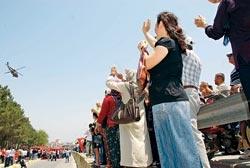 Şehitleri böyle uğurladılar