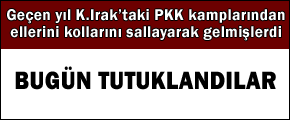 Kandil ve Mahmur'dan gelen 3 PKK'lı tutuklandı