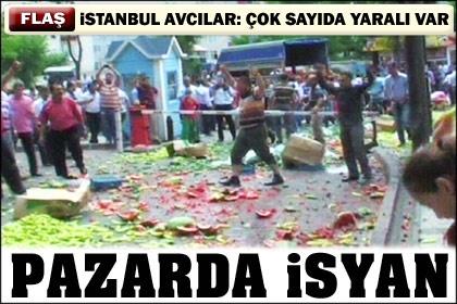 Avcılar'da pazarda isyan