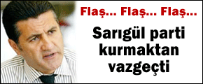 Sarıgül parti kurmaktan vazgeçti