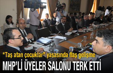 MHP'li üyeler, TBMM Adalet Komisyonu toplantısını terk etti