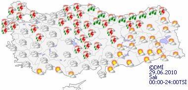 Perşembe gününe kadar yağmur var