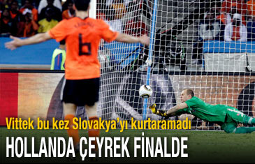 Hollanda çeyrek finalde
