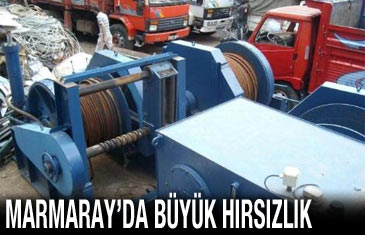 Marmaray'da büyük hırsızlık