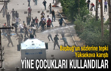 Yine çocukları kullandılar