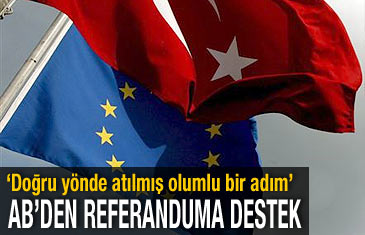 AB'den referanduma destek