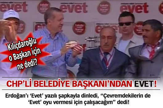 CHP'li Belediye Başkanı'ndan "Evet"