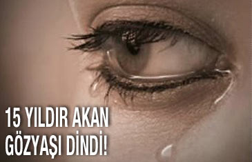 15 yıldır akan gözyaşları ameliyatla dindi