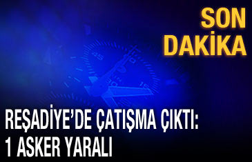 Reşadiye'de çatışmada yaralanan asker Tokat'a ulaştı