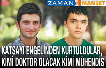 Katsayı engelinden kurtuldular, kimi doktor olacak kimi mühendis
