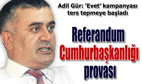 Referandum Cumhurbaşkanlığı provası