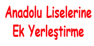 Anadolu liselerine ek yerleştirme