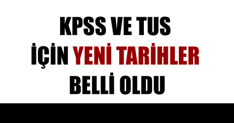 İşte sınav takvimi