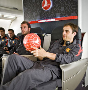 THY uçağında maç yaptılar!