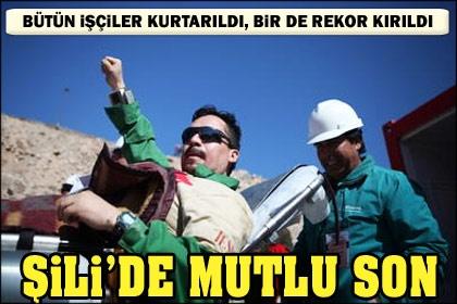 Şili'de mutlu son