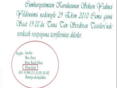 Cumhuriyet resepsiyonu için 'uzun etek' uyarısı