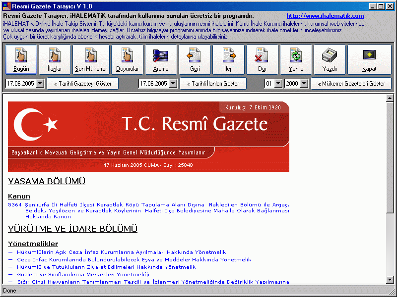 18/12/2008 tarihli atama kararları