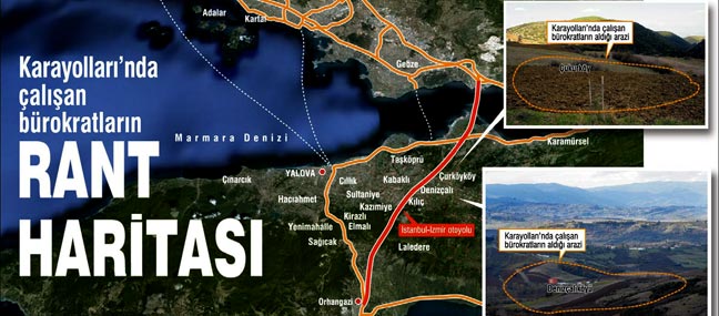 Karayolları bürokratları uyanık yatırımcı çıktı!