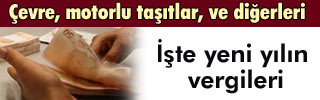 İşte yeni yılın vergileri